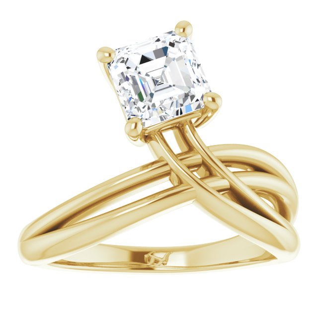 Yellow Gold-Asscher