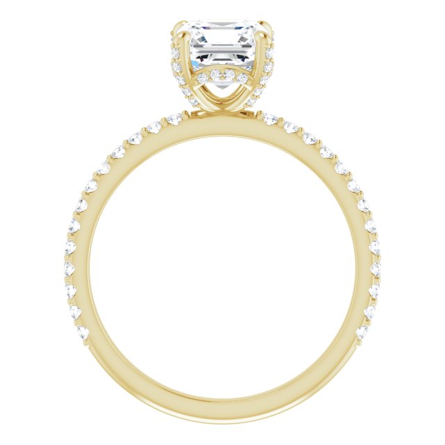 Yellow Gold-Asscher