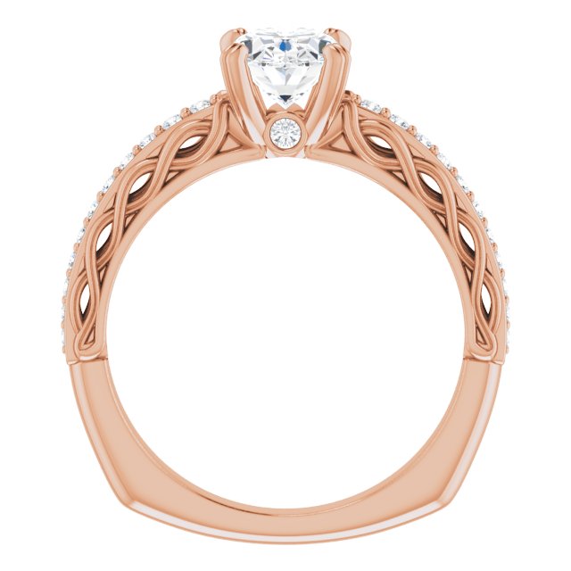 Rose Gold-Oval