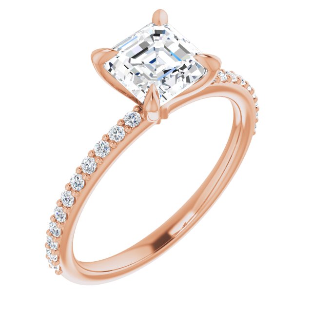 Rose Gold-Asscher