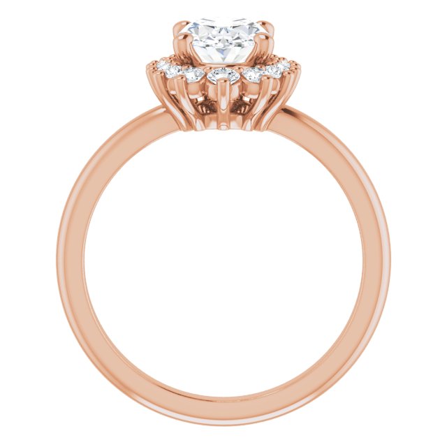 Rose Gold-Oval