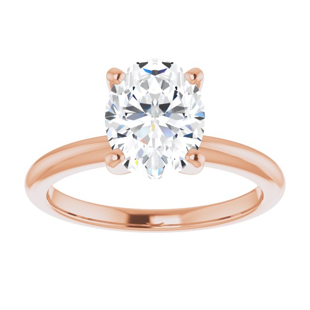 Rose Gold-Oval