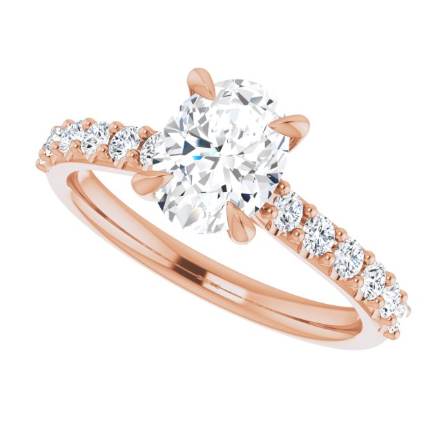 Rose Gold-Oval