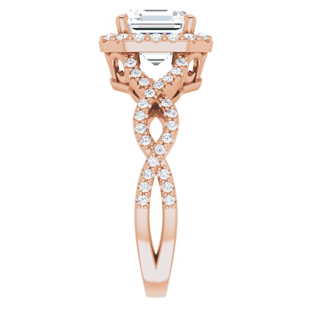 Rose Gold-Asscher