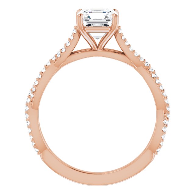 Rose Gold-Asscher