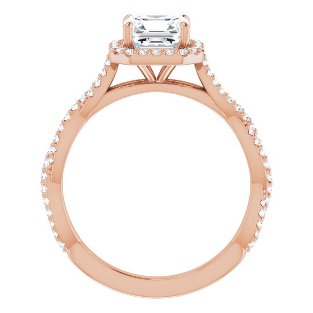 Rose Gold-Asscher