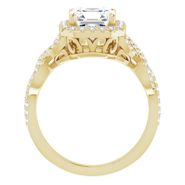 Yellow Gold-Asscher