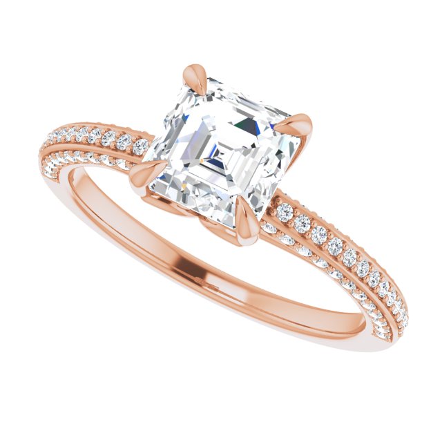 Rose Gold-Asscher