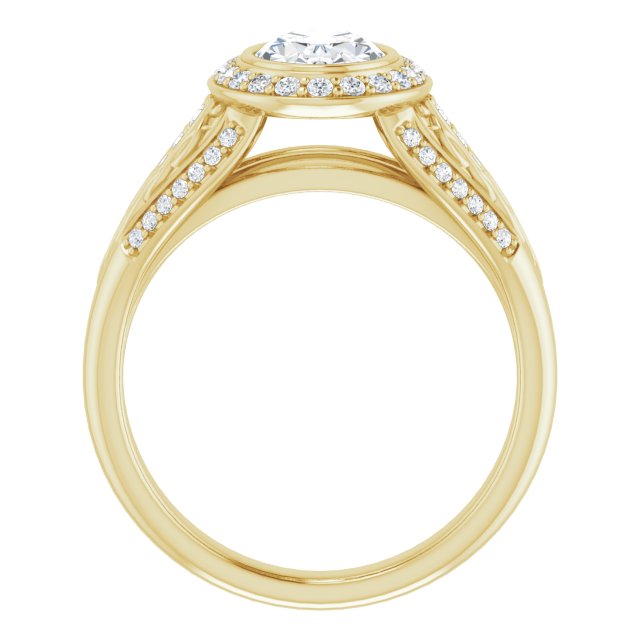 Yellow Gold-Oval