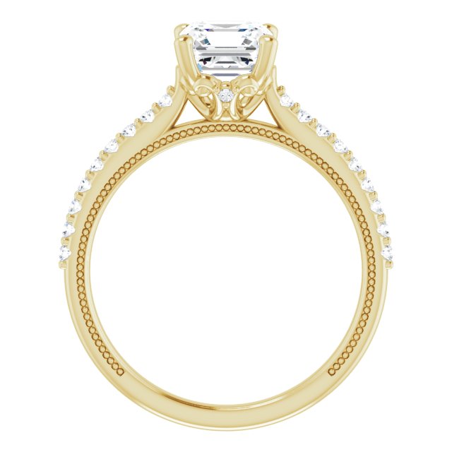 Yellow Gold-Asscher