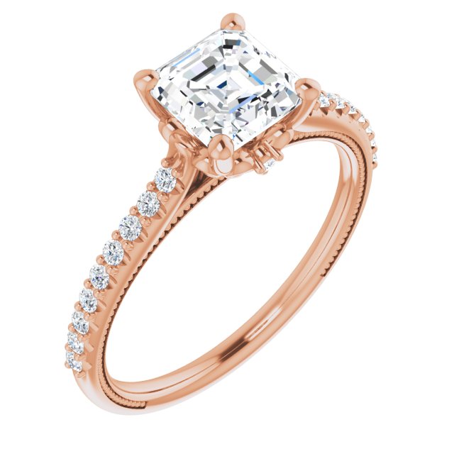 Rose Gold-Asscher