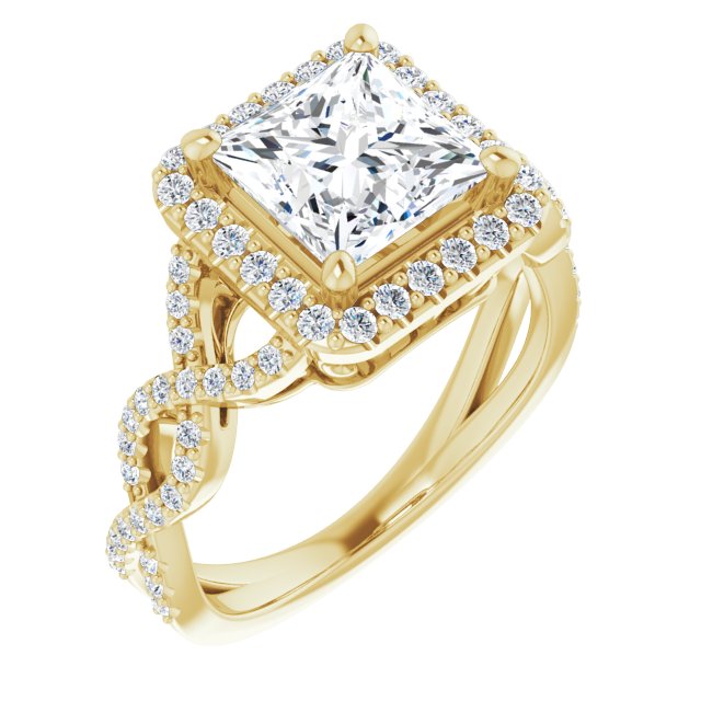 Yellow Gold-Square