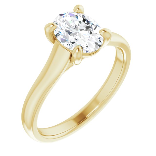 Yellow Gold-Oval