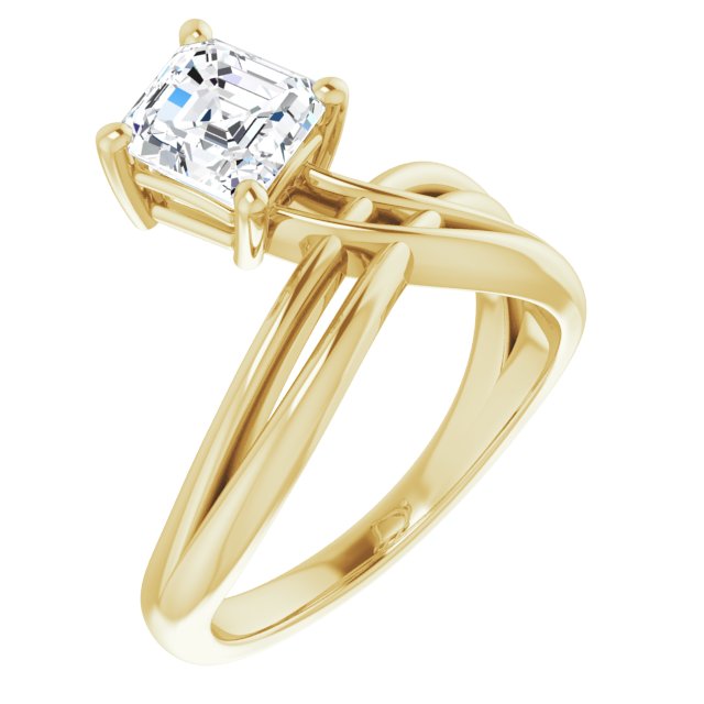 Yellow Gold-Asscher