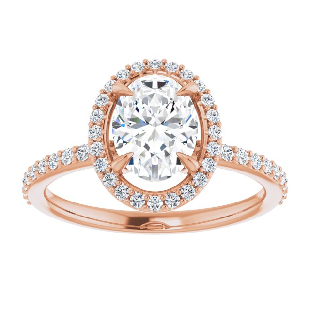 Rose Gold-Oval