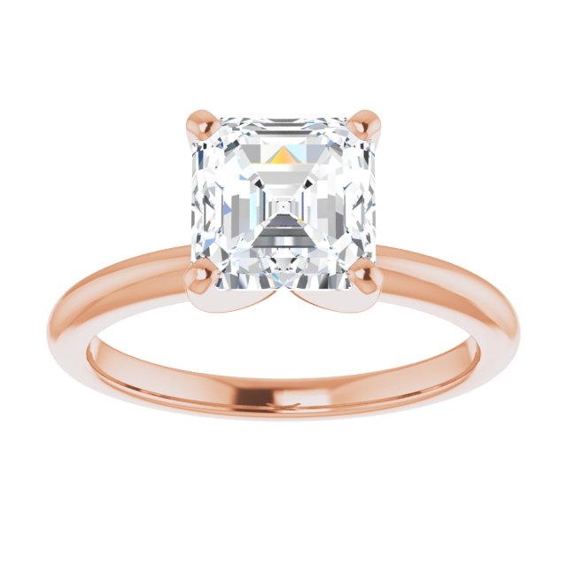 Rose Gold-Asscher