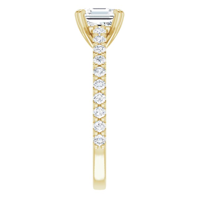 Yellow Gold-Asscher