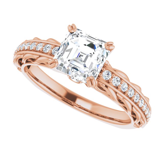 Rose Gold-Asscher