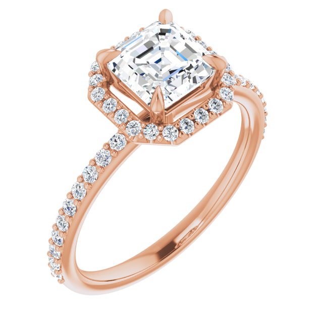 Rose Gold-Asscher