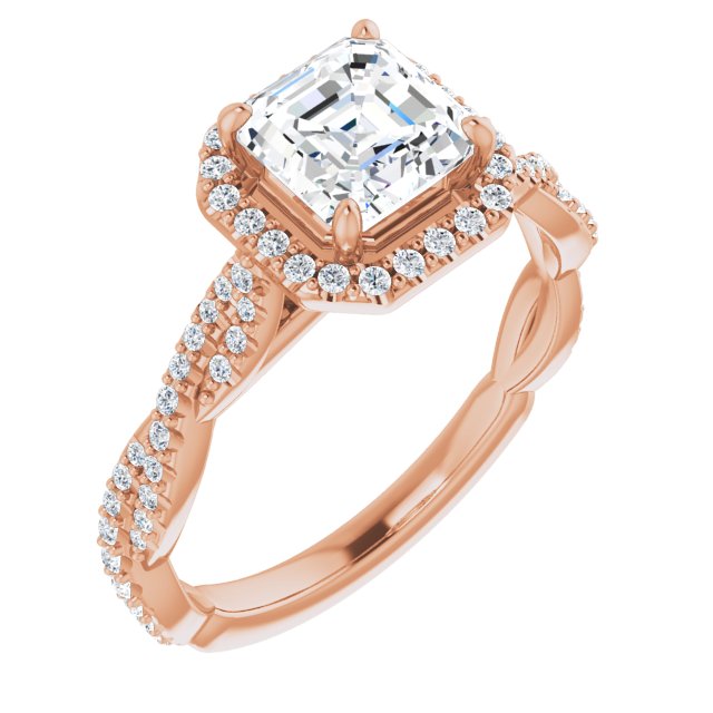 Rose Gold-Asscher