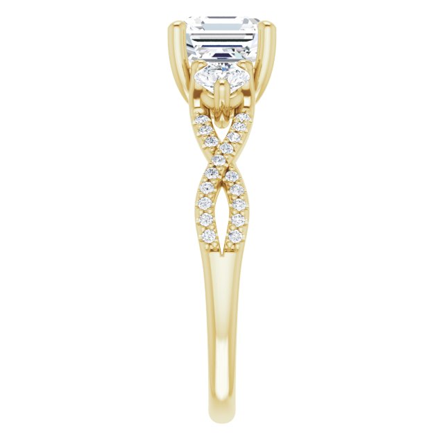 Yellow Gold-Asscher