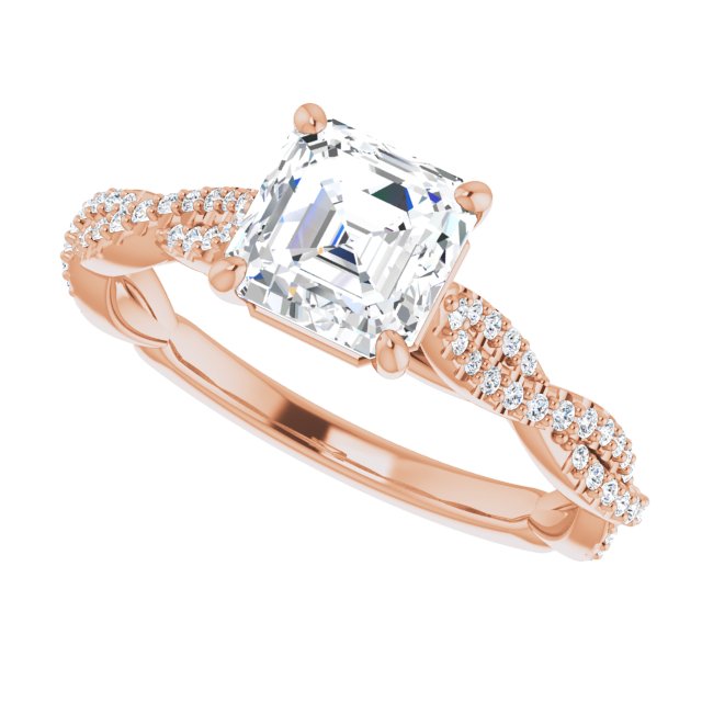 Rose Gold-Asscher