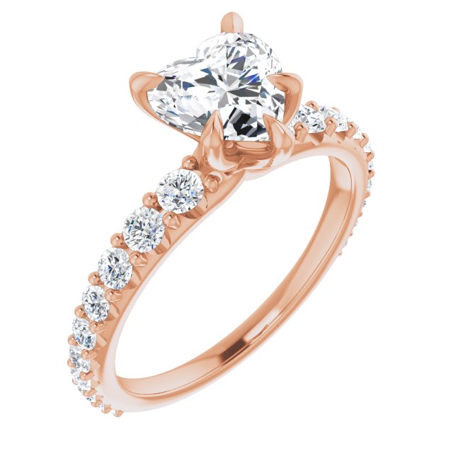 Rose Gold-Heart