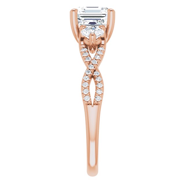 Rose Gold-Asscher