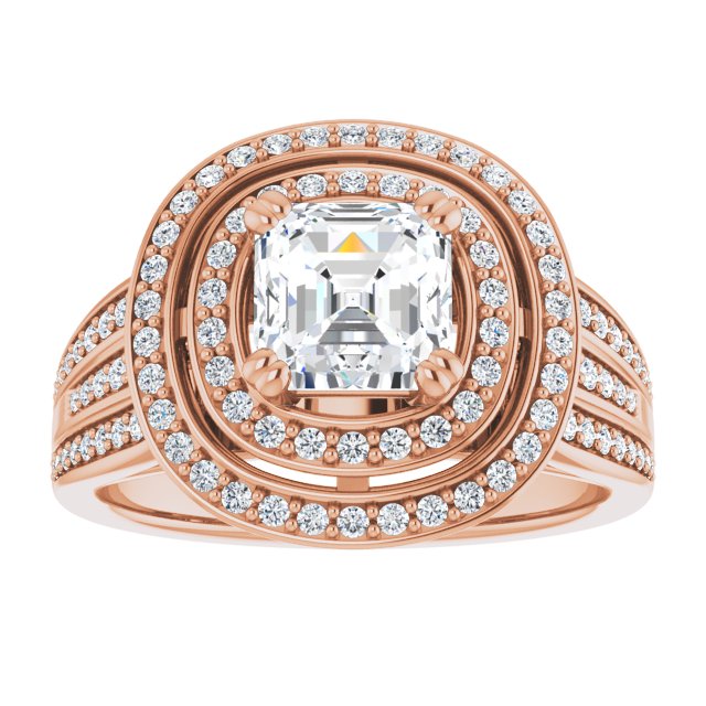 Rose Gold-Asscher