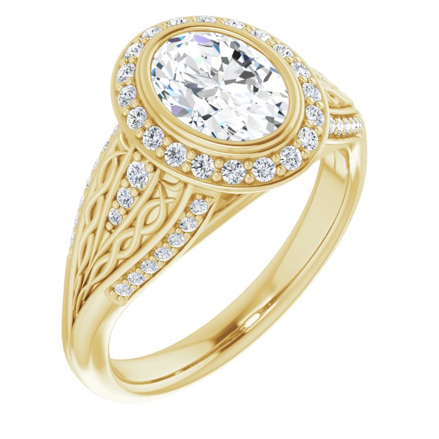 Yellow Gold-Oval