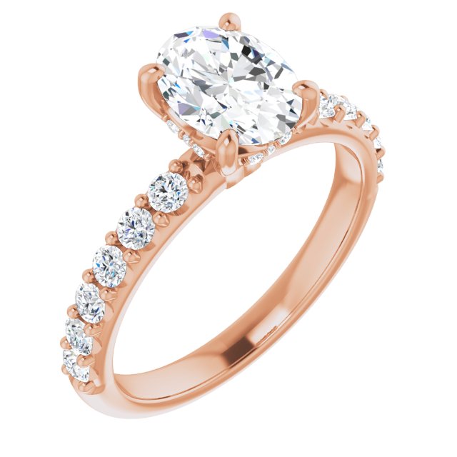 Rose Gold-Oval