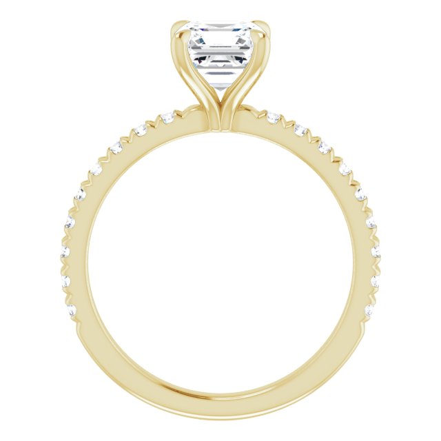 Yellow Gold-Asscher