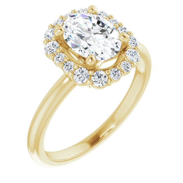 Yellow Gold-Oval