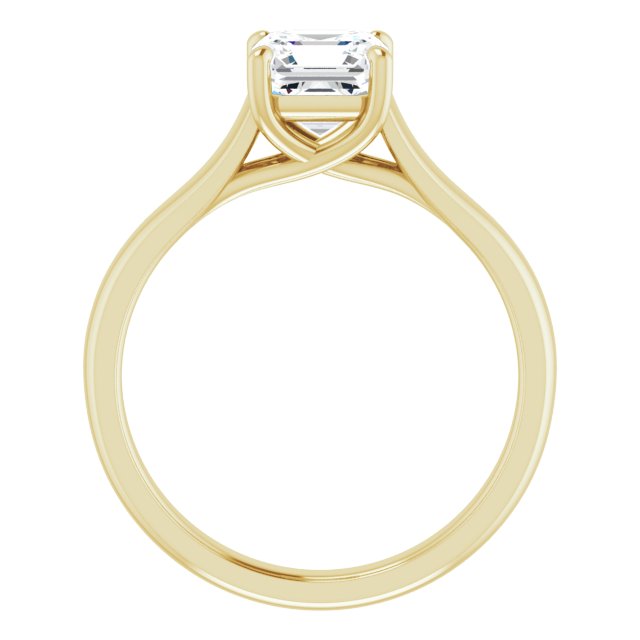 Yellow Gold-Asscher