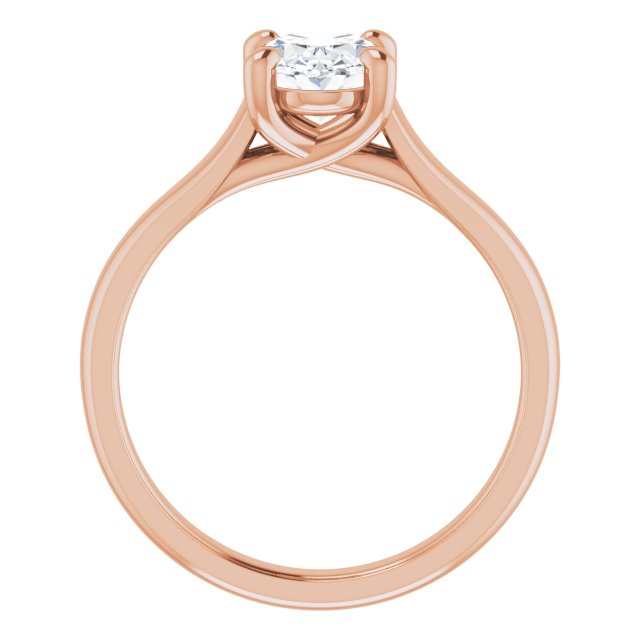 Rose Gold-Oval