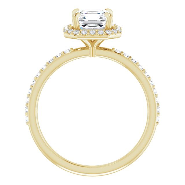 Yellow Gold-Asscher