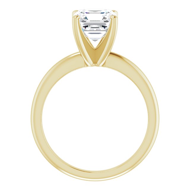 Yellow Gold-Asscher