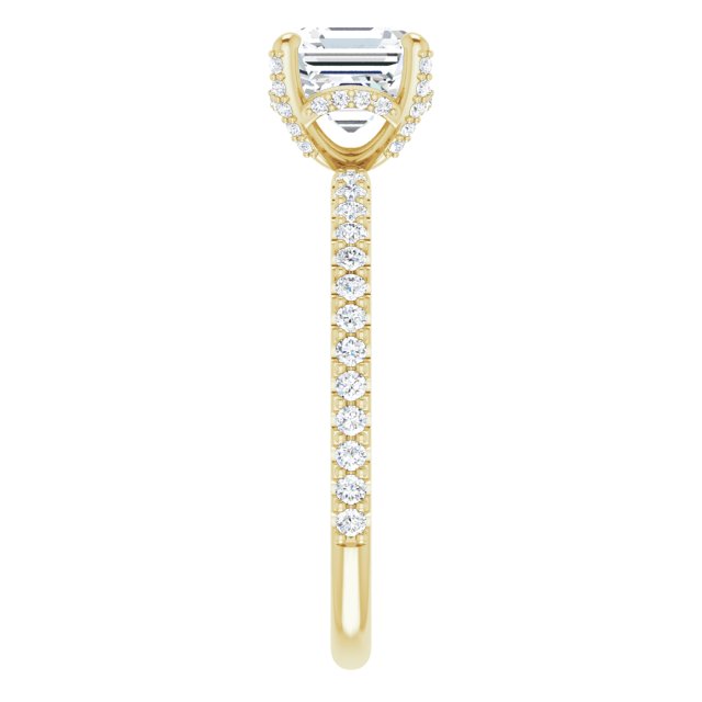 Yellow Gold-Asscher