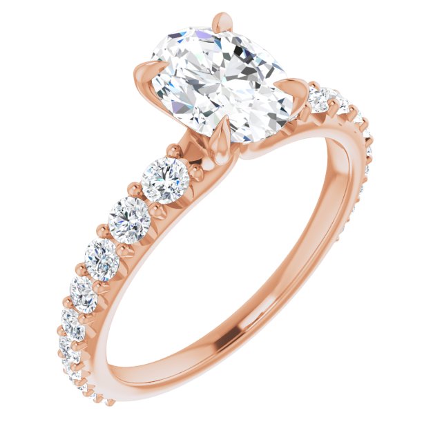 Rose Gold-Oval