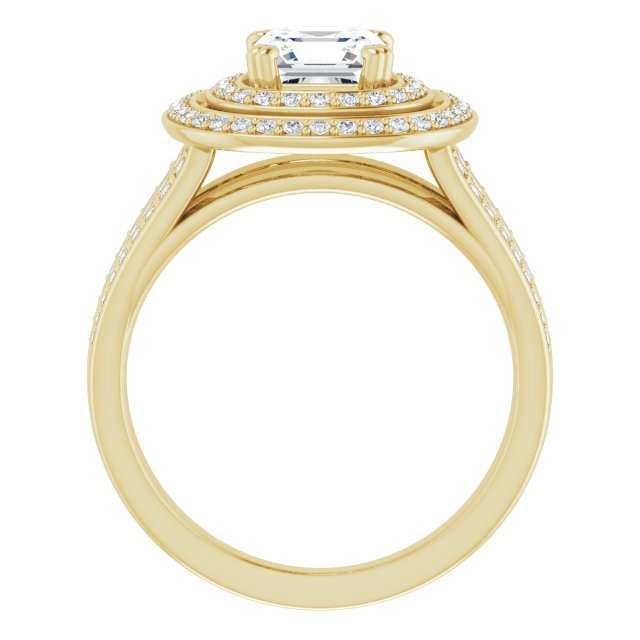 Yellow Gold-Asscher