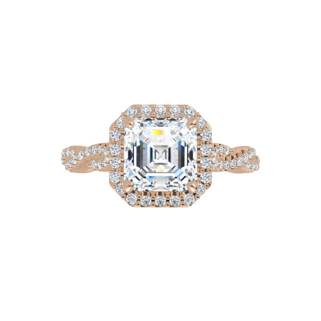 Rose Gold-Asscher