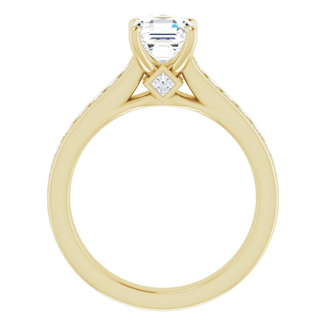 Yellow Gold-Asscher