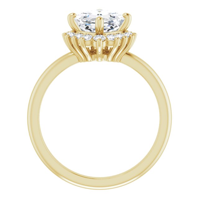 Yellow Gold-Asscher