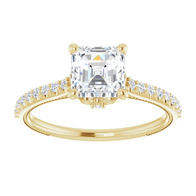 Yellow Gold-Asscher