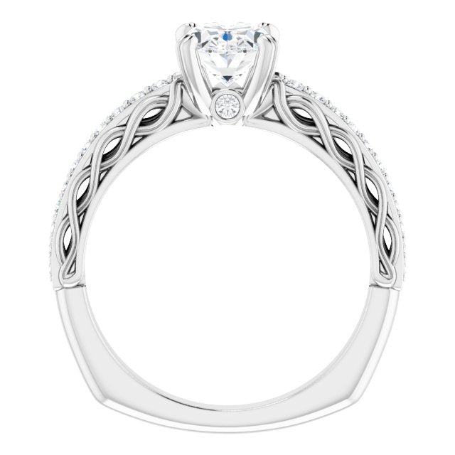 White Gold-Oval