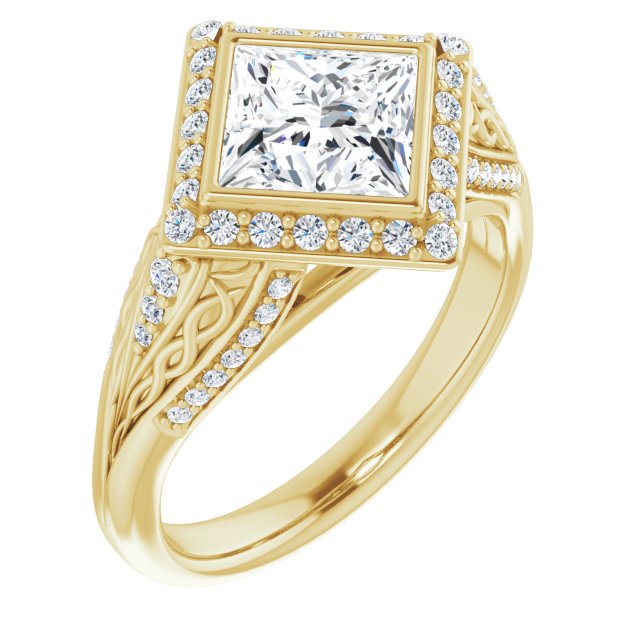 Yellow Gold-Square