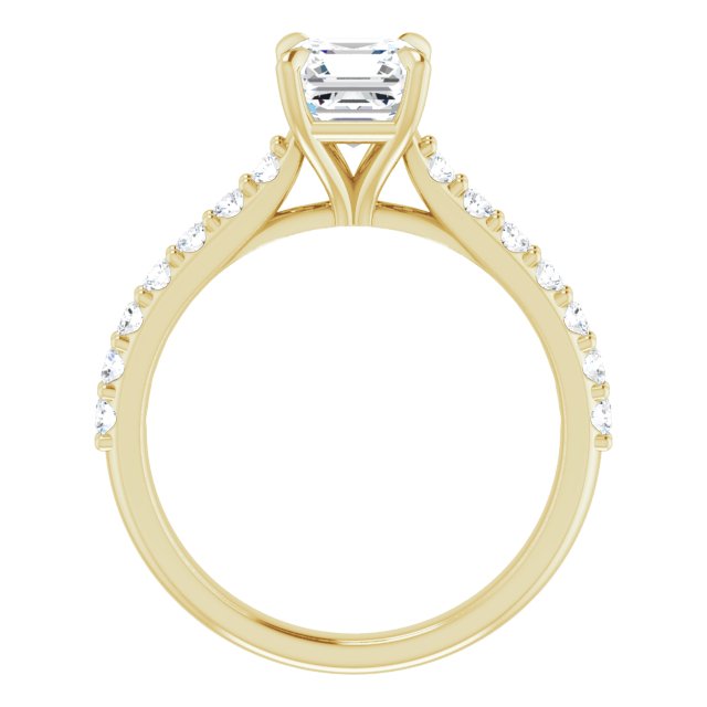 Yellow Gold-Asscher