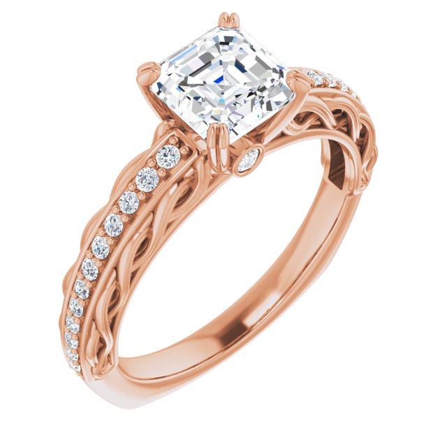 Rose Gold-Asscher