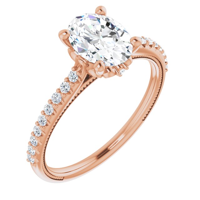 Rose Gold-Oval