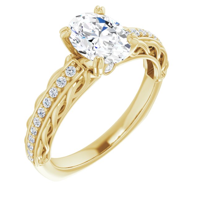 Yellow Gold-Oval